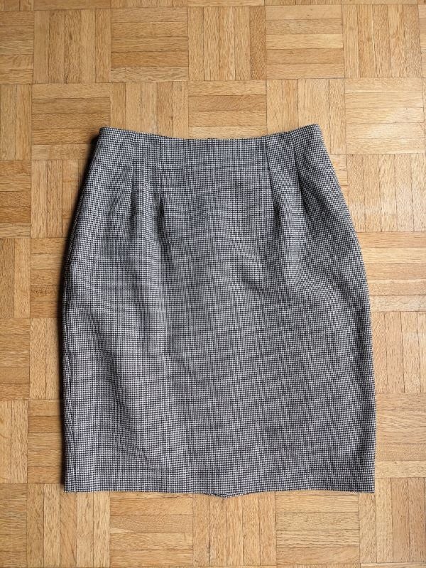 Jupe 123 taille 38 motif pied de poule