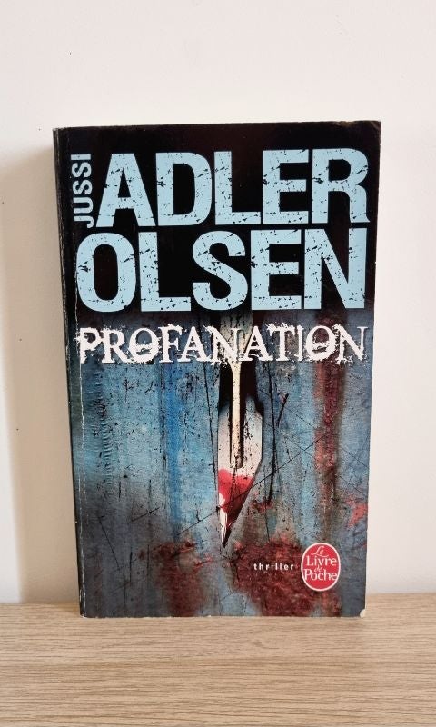 Livre " Profanation " Jussi Adler-Olsen