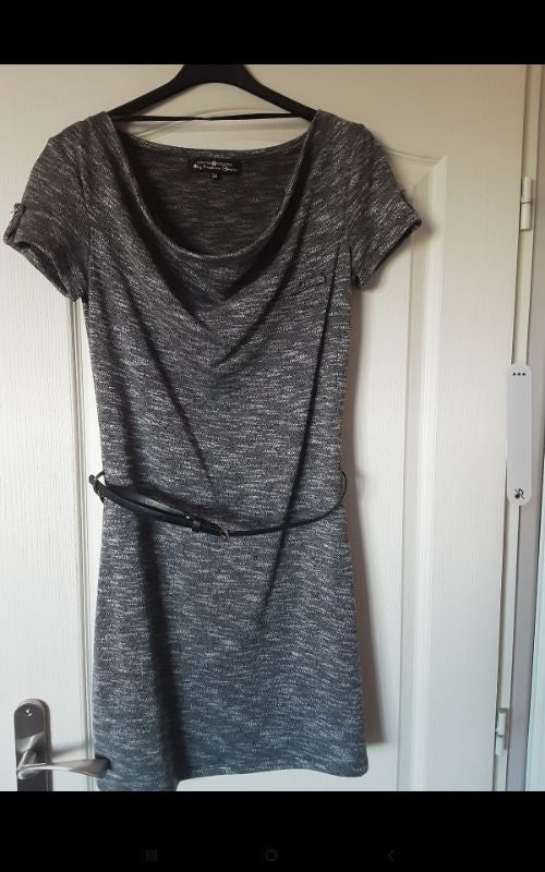 Robe chinée grise