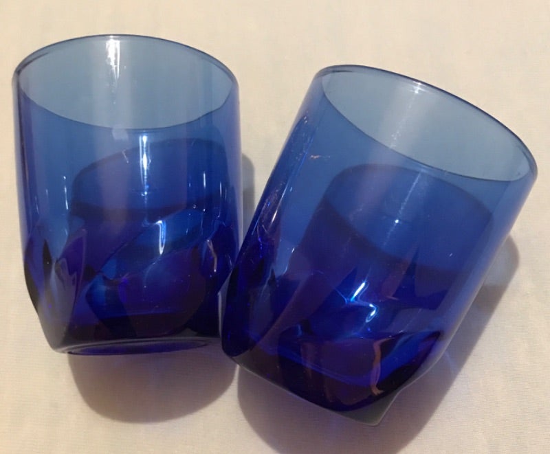 Lot 2 petits verres