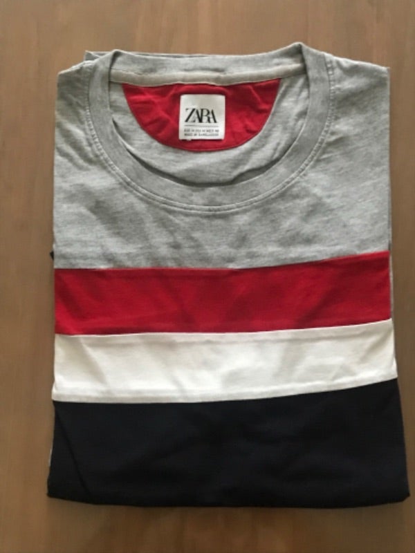 Teeshirt gris Zara Taille M