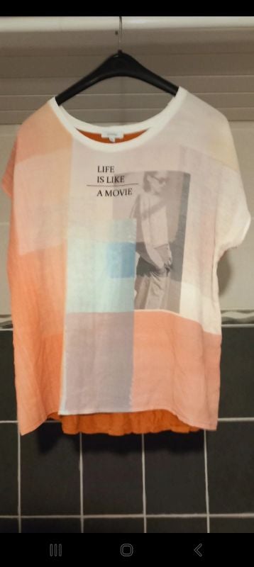 T-shirt manches courtes à motif taille XL xl