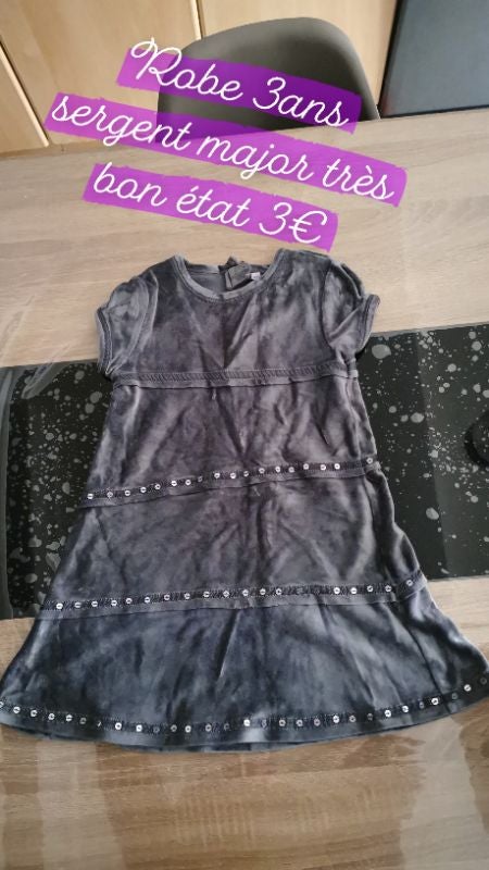 Robe 3ans sergent major