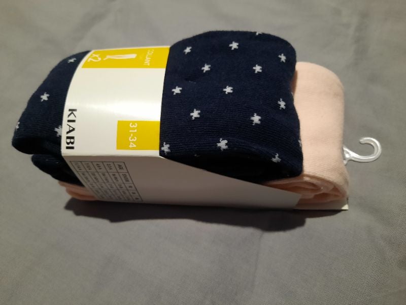 Lot 2 collants neuf 31/34