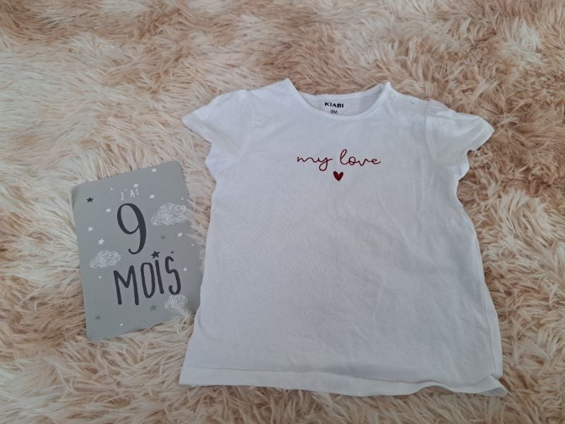 Tee shirt manche courte kiabi