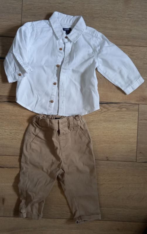 Look bébé garçon chemise et chino