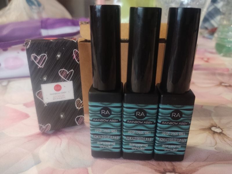 Lot 3 vernis à ongles thermocolor