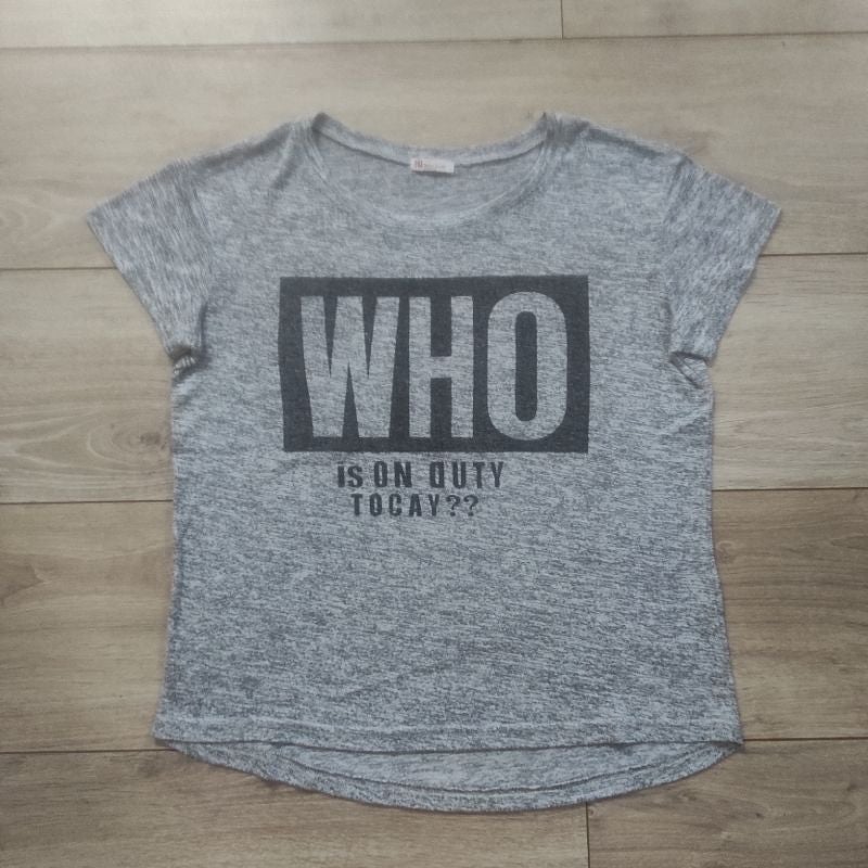 Tee-shirt manches courtes Mim gris
