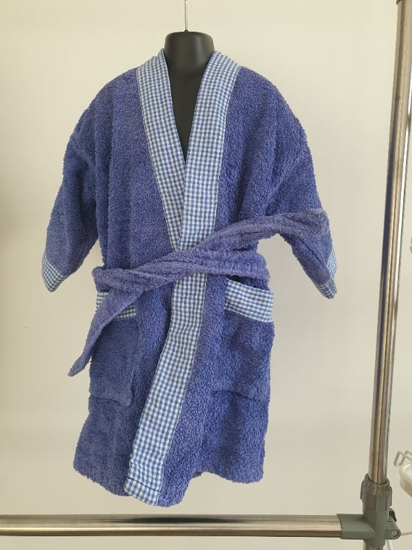 4 ans peignoir coton Rouge Cerise