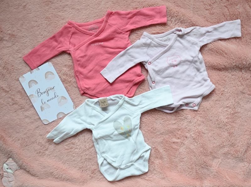 Lot de 3 Bodys