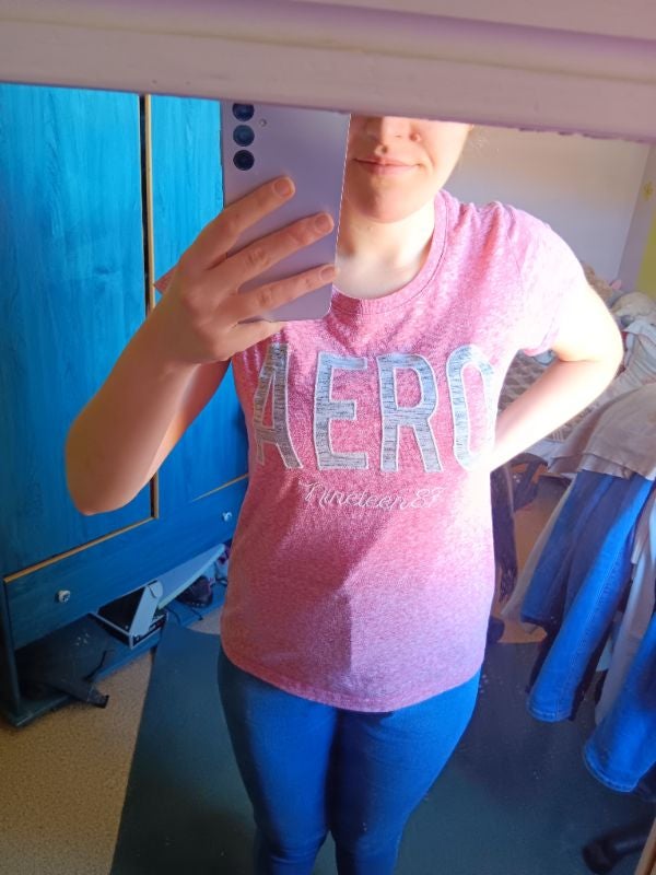 T Shirt Rose Aéropostale Taille L