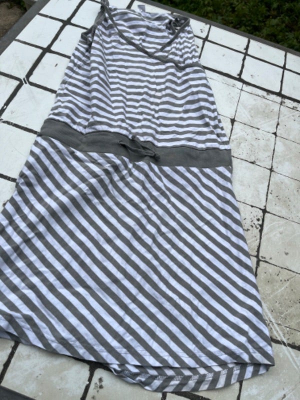 Robe fille raye