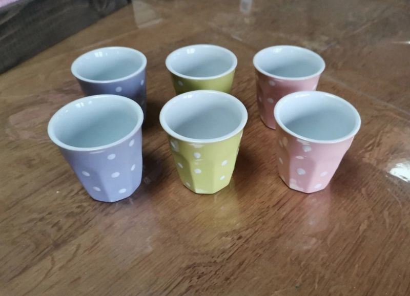 Lot 6 tasses