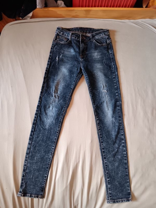 Jean délavé Bleu Marine Taille 38