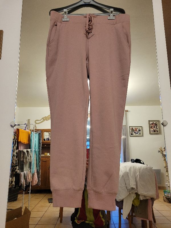 Jogging vieux rose L/42
