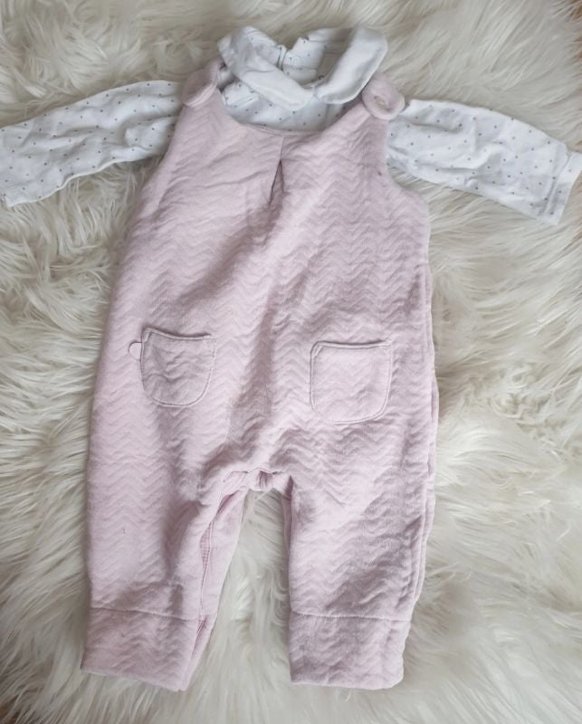 Ensemble fille barboteuse body 3 mois