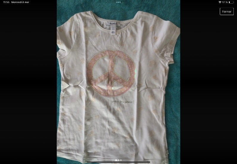 tee shirt tee-shirt okaidi 8 ans tbe