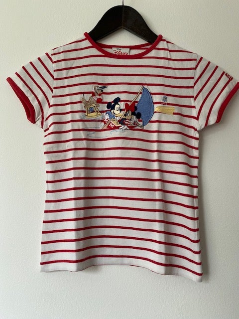 T-shirt marinière Mickey & Minnie