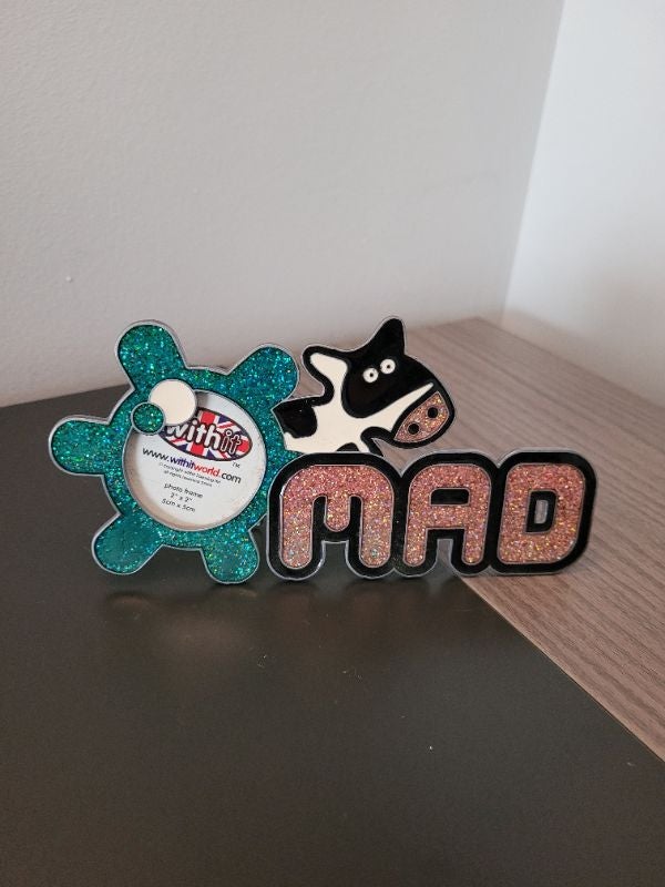 Cadre photo paillette Mad Cow