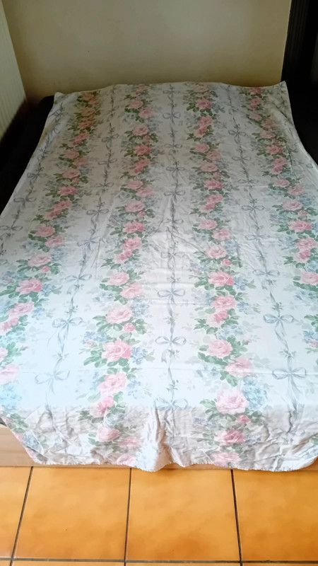 housse de couette fleurie 1 place