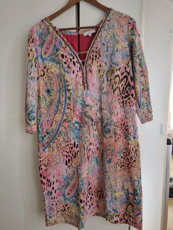 Robe Jacqueline rouge rose