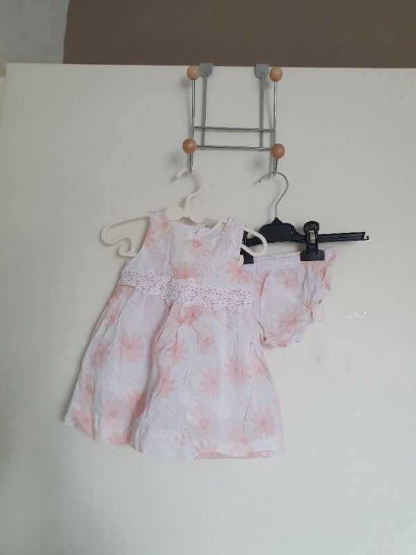 Robe bébé fille avec culotte