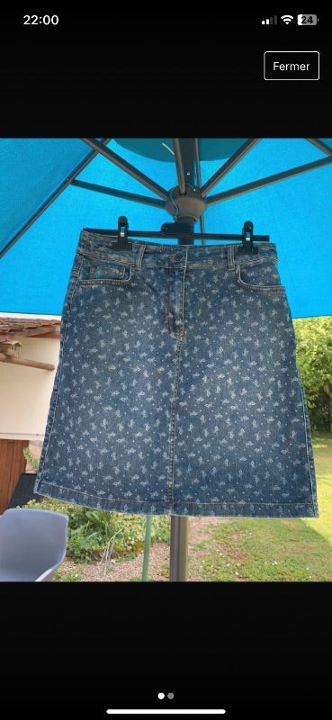 Jupe en jean