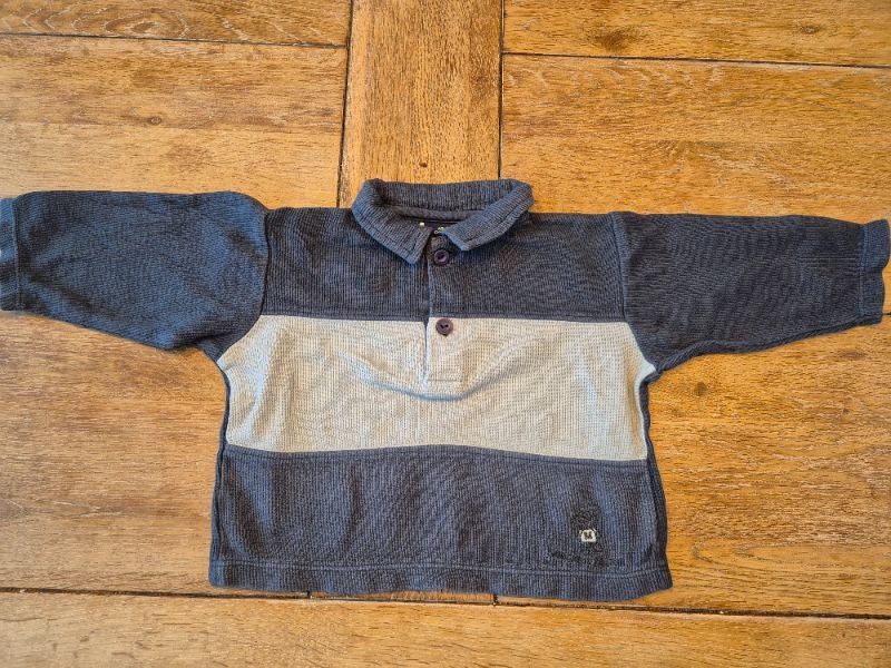 Pull bleu marine 9 mois sergent major