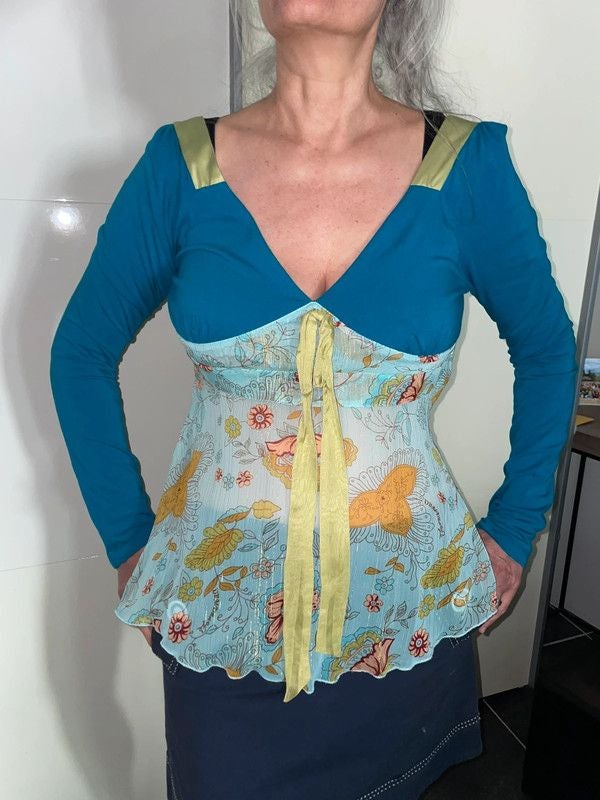haut avec voilage