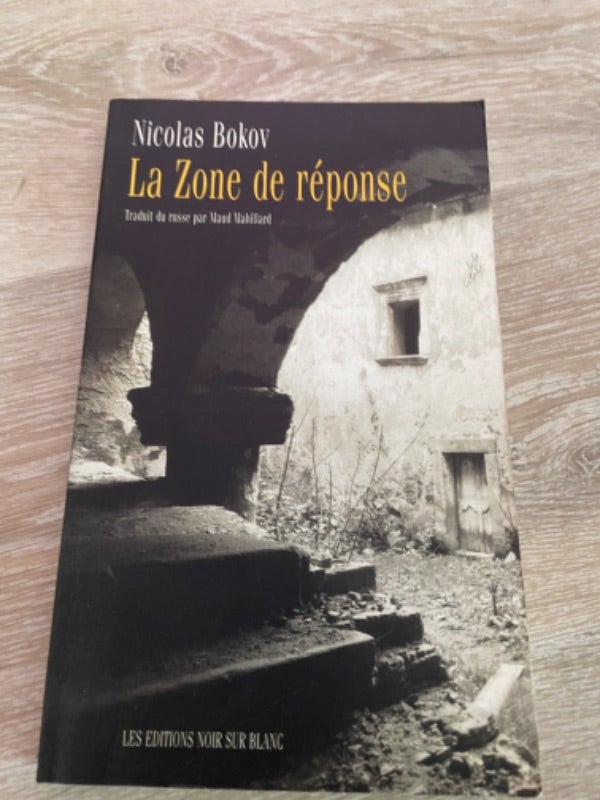 Livre la zone de réponse de Nicolas bokov prix neuf