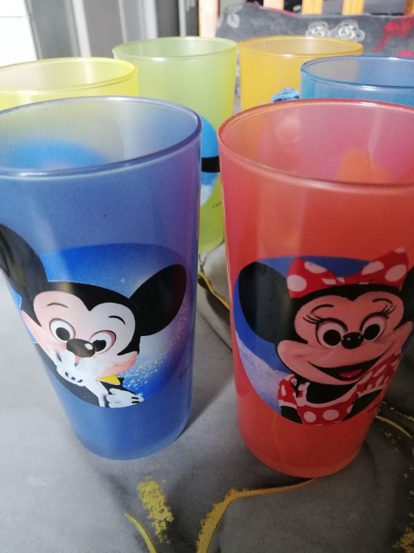 Collection de verres Walt Disney.