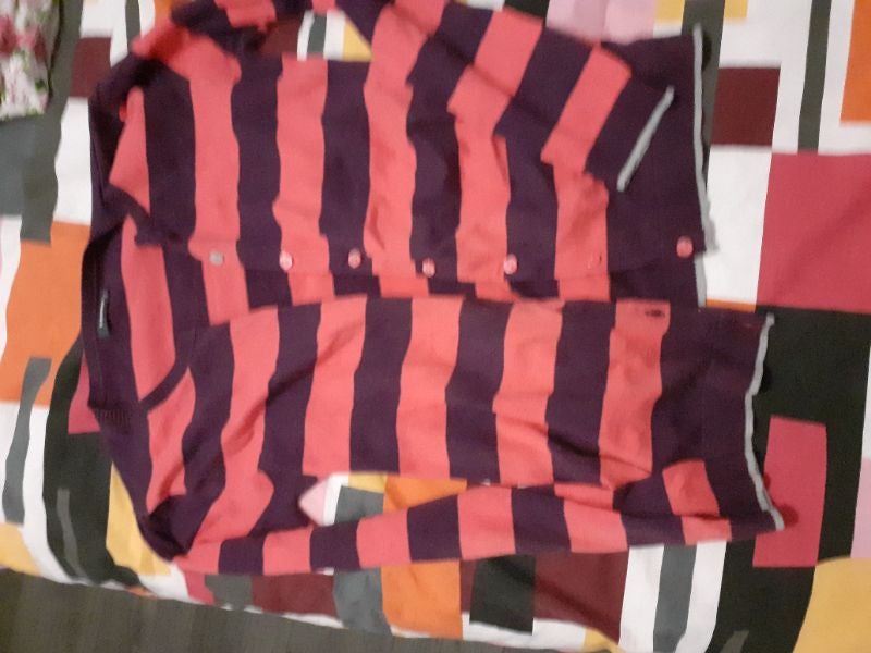 Gilet rayé 12ans