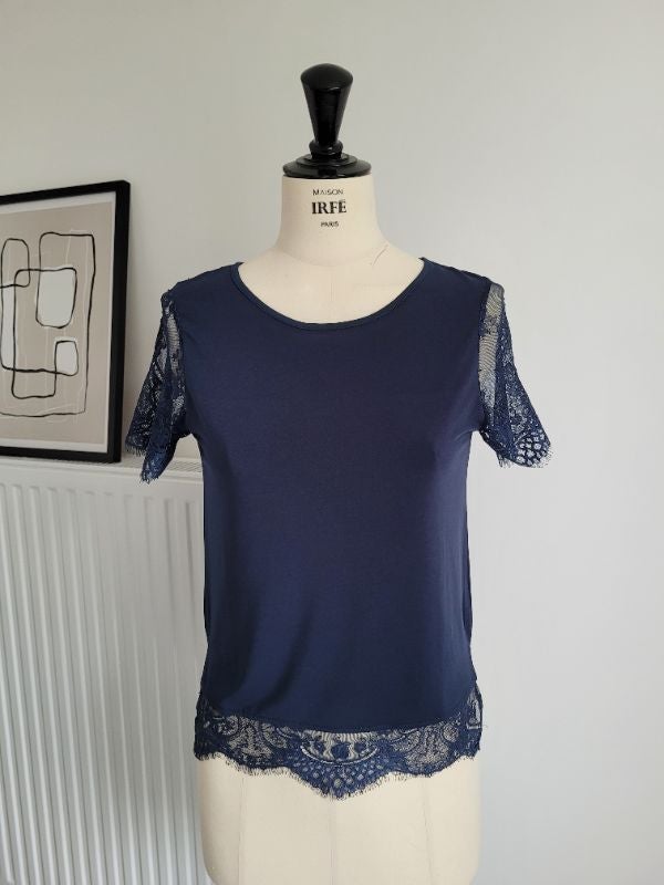 Haut bleu XS
