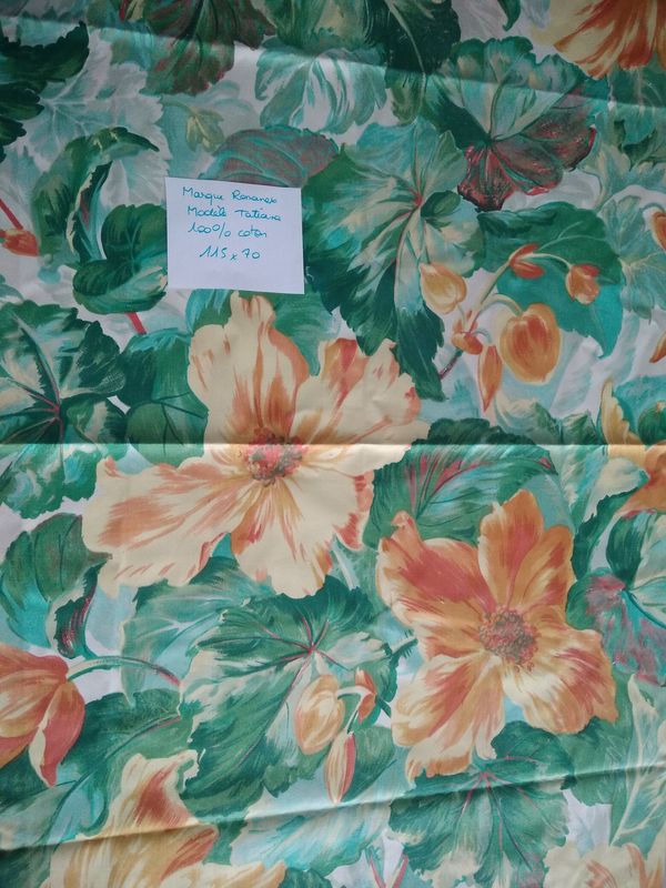 Coupon de tissu  Marque Romanex, compagnie Boussac Modèle Tatiana