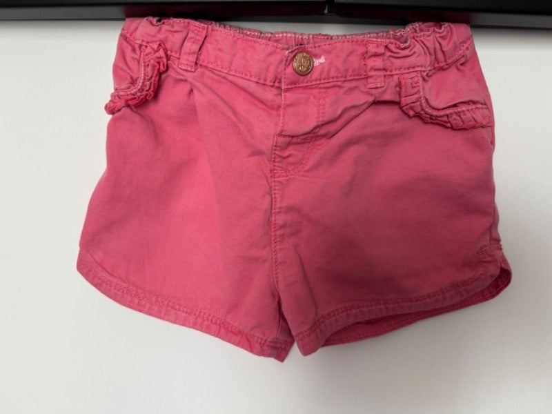 short In extenso rouge 18 mois