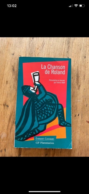 Chanson de Roland Livre