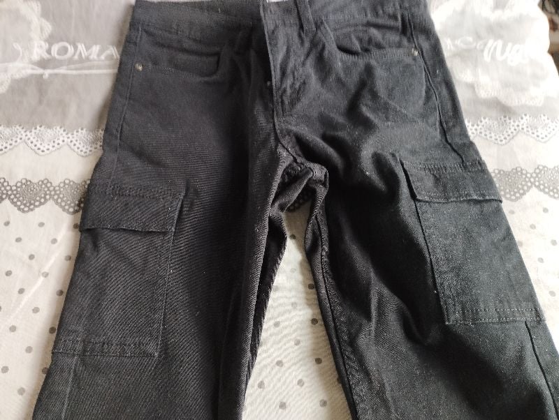 Pantalon noir fille NEUF Taille S 162 cm0
