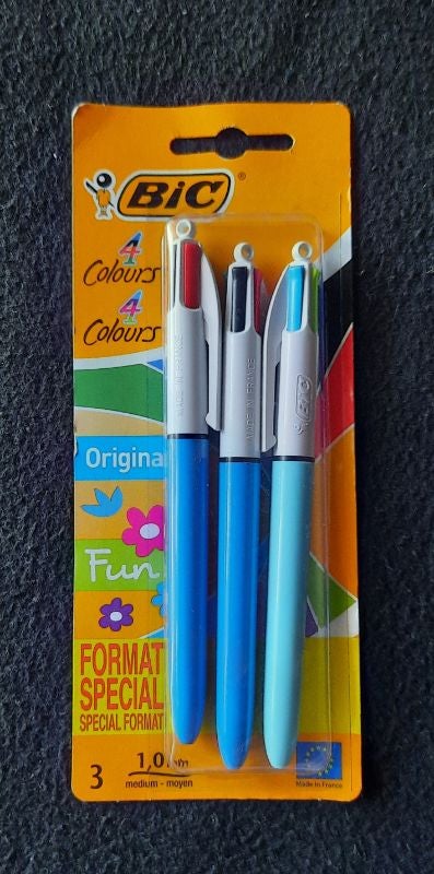 Stylos bic 4 couleurs