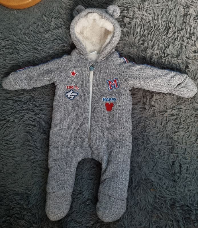 Combinaison Mickey intérieur polaire et chaud taille 6mois  mixte