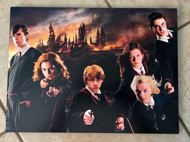 Tableau HARRY POTTER sur bois