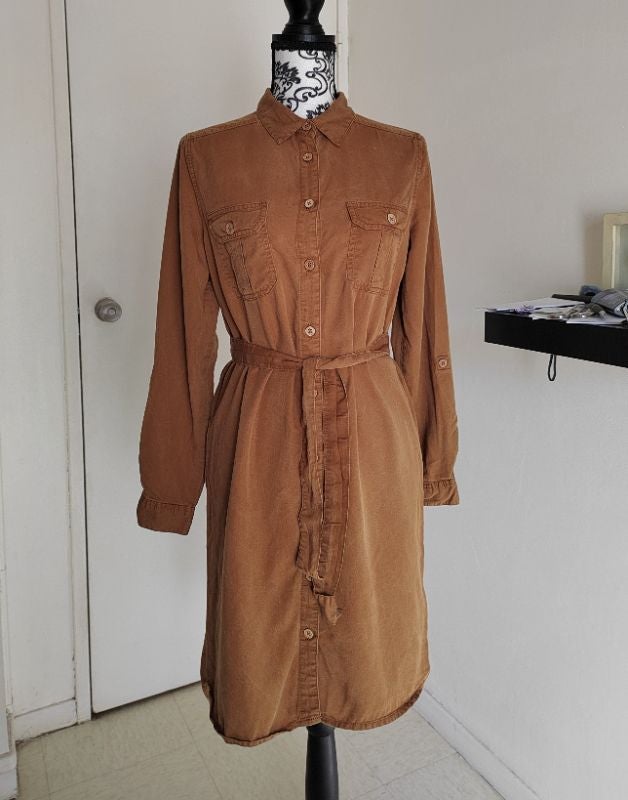 Robe chemise effet jeans mi-longue creeks