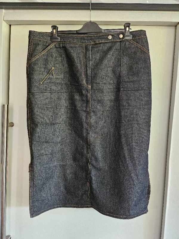 Jupe en jean taillissime T 50