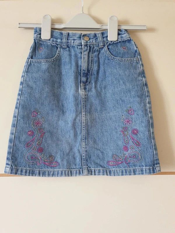 jupe jean H&M 8 ans