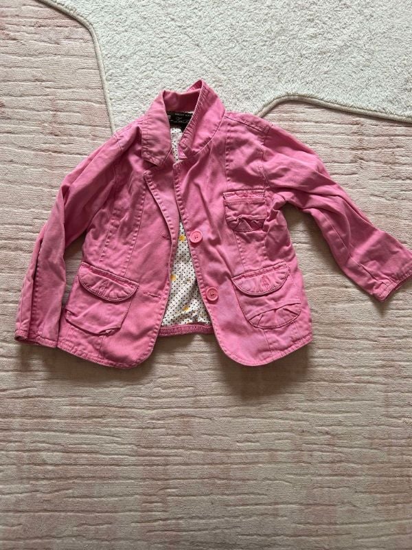 Veste en jean rose La Girls 2-3 ans