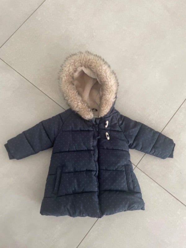 Doudoune à capuche hiver fille