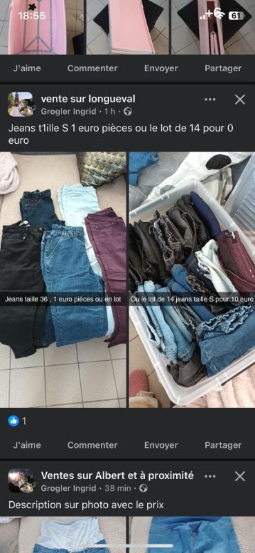 Jeans taille 36