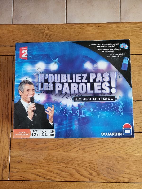 Jeu  "N'oubliez pas les paroles"