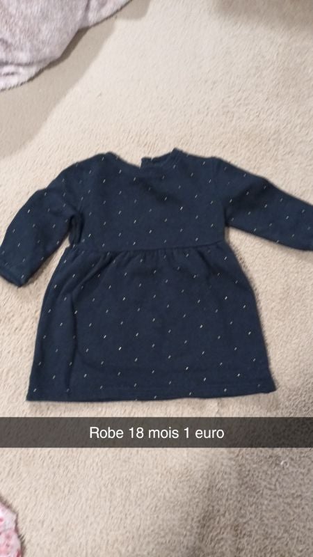 Robe fille 18 mois