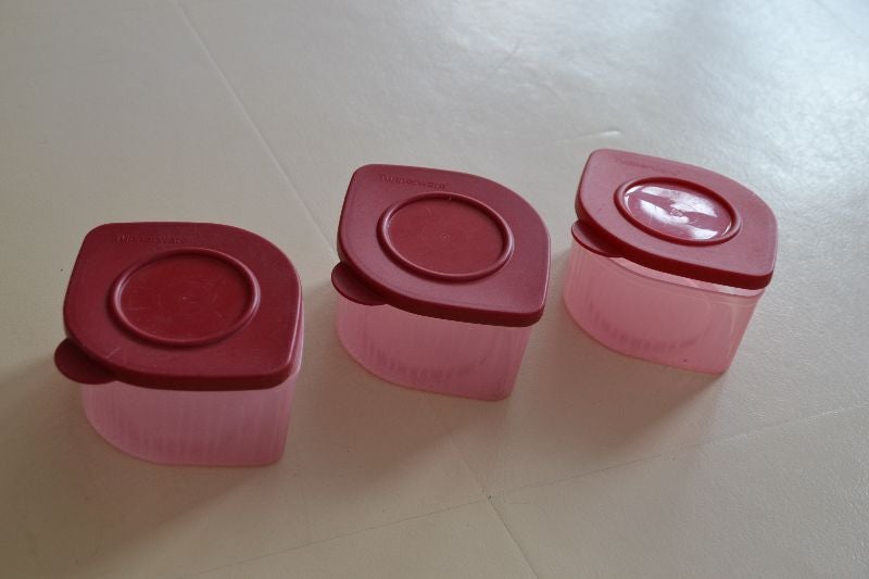 3 Boites de conservation Tupperware