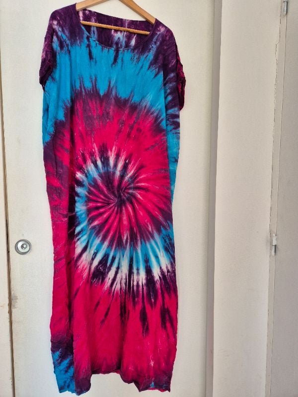 Robe intérieur tie and dye multicolor
